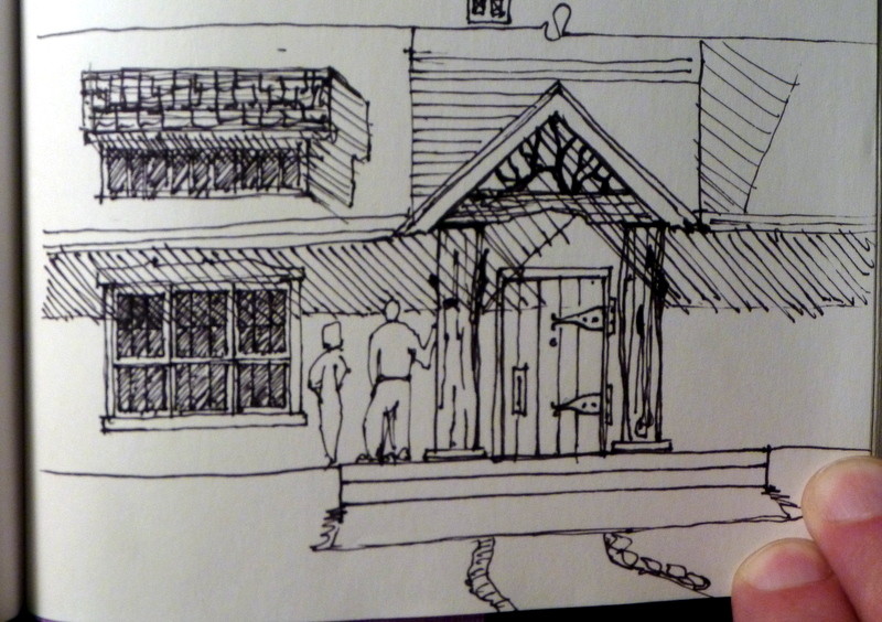 Study Sketch of the Kilpatrick Home Design by MOD